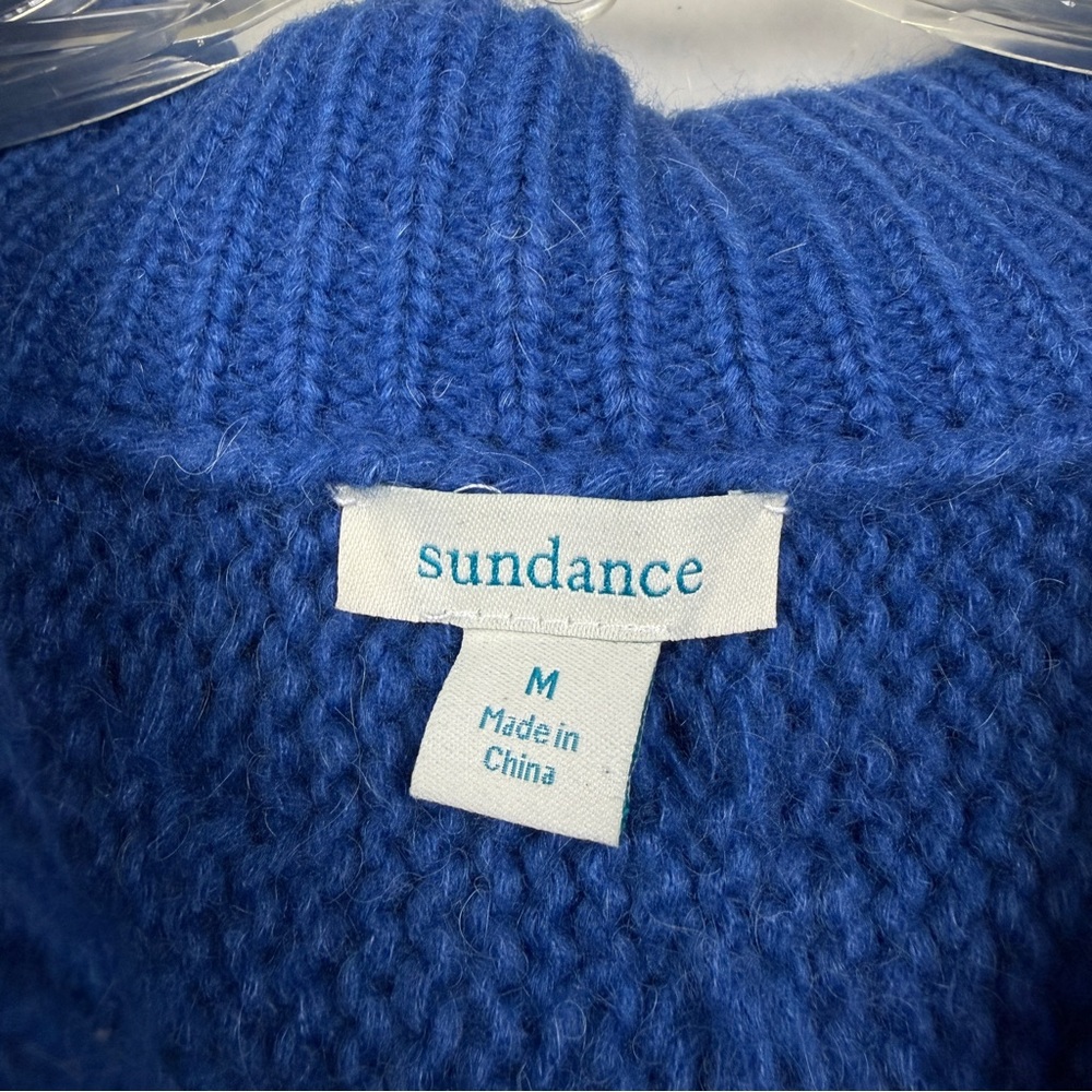 Sundance Wool Blend Half Button Pullover Chunky S… - image 3